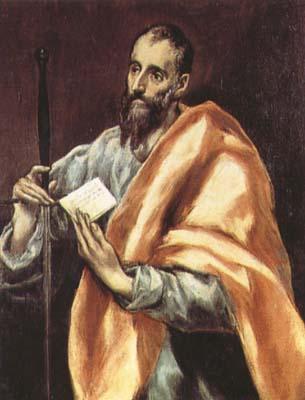 El Greco St Paul (df01) oil painting picture